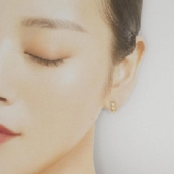 K18YG Bông tai kim cương hình trái tim 0.20CT - Hàng hiệu Chính hãng 868705