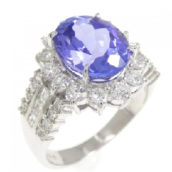 Nhẫn Tanzanite PT900 3.81CT - Hàng hiệu Authentic