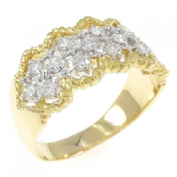 Nhẫn kim cương K18YG/K18WG 0.50CT