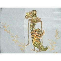 Áo khoác đường đi Yūzen vàng ánh kim - Hàng hiệu Authentic 878063