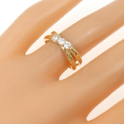 Nhẫn kim cương K18YG 0.30CT 671776