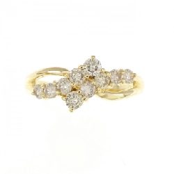 Nhẫn kim cương K18YG 0.50CT 670621