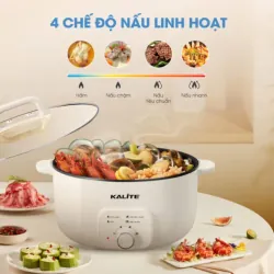 Nồi lẩu đa năng KALITE KL568 Elegant, dung tích 6L, công suất 2000W 934025