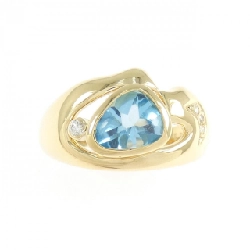 Nhẫn Blue Topaz K18YG - Hàng hiệu Authentic 853539
