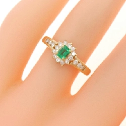 Nhẫn ngọc lục bảo K18YG 0.20CT 673484