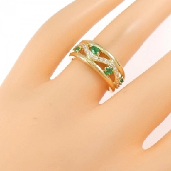 Nhẫn Ngọc Lục Bảo K18YG 0.20CT - Hàng hiệu Chính hãng 855855