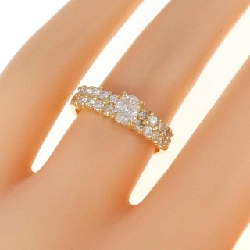 Nhẫn kim cương K18YG 0.40CT 672141