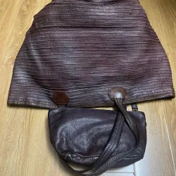 Túi tote nữ bigsize da thật 2hand 925721