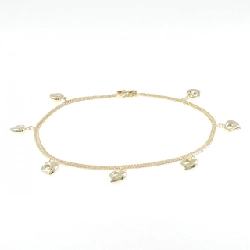 K18YG Dây Chuyền Hình Trái Tim - Hàng hiệu Chính Hãng 873426