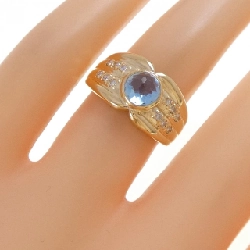 Nhẫn Blue Topaz K18YG - Hàng hiệu Chính hãng 849209