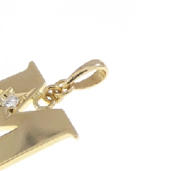 K18YG Chữ cái M Dây chuyền kim cương - Hàng hiệu Chính hãng 871350