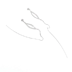 K18WG Bông tai kim cương 0.411CT - Hàng hiệu Chính hãng 866905