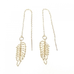 K10YG Bông tai lá - Hàng hiệu Authentic 869297