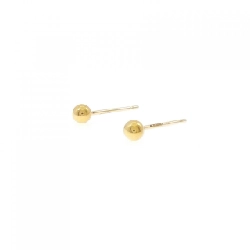 4゜C K18YG Bông tai - Hàng hiệu Authentic 843041