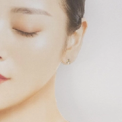 K18YG Bông tai kim cương 0.10CT - Hàng hiệu Chính hãng 869277