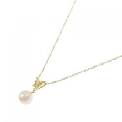 K18YG Chuỗi ngọc trai Akoya 7.3mm - Hàng hiệu Chính hãng 858119