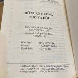 HỒ XUÂN HƯƠNG, THƠ VÀ ĐỜI (XB 2003) 521642
