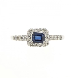 Nhẫn Sapphire 0.27CT - Hàng hiệu Chính hãng 860503