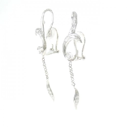 K18WG Bông tai kim cương 0.30CT - Hàng hiệu Authentic 869773