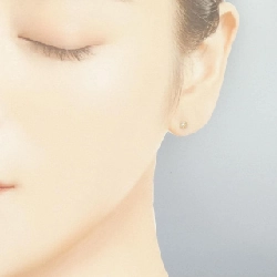 K18YG Solitaire Bông tai Kim cương - Hàng hiệu Chính hãng 867714