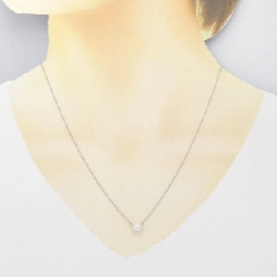 Dây chuyền kim cương PT900/PT850 0.492CT F VS1 cắt hình Emerald - Hàng hiệu Chính hãng 874577