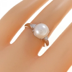 Nhẫn ngọc trai Akoya PT900 8mm 666516