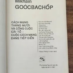 Mikhail Gorbachev - CÁCH MẠNG THÁNG MƯỜI VÀ CÔNG CUỘC CẢI TỔ 747928