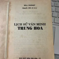 LỊCH SỬ VĂN MINH TRUNG HOA - NGUYỄN HIẾN LÊ (DỊCH) 719606