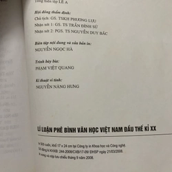 Lí luận phê bình văn học Việt Nam đầu thế kỉ XX - Trần Mạnh Tiến  501743
