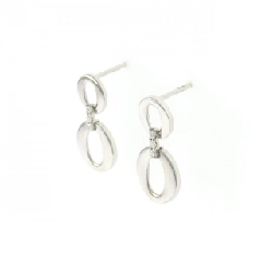 K18WG Bông tai kim cương 0.04CT - Hàng hiệu Chính hãng 868498