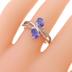 Nhẫn Tanzanite K10WG 0.75CT 672335