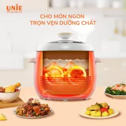 Nồi nấu chậm UNIE USC10W 1L màu trắng chính hnagx mới 100% 593114