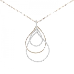 K18 Ba màu Dây chuyền kim cương - Hàng hiệu Chính hãng