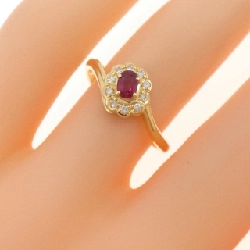 Nhẫn Ruby K18YG 0.20CT - Hàng hiệu Chính hãng 852210