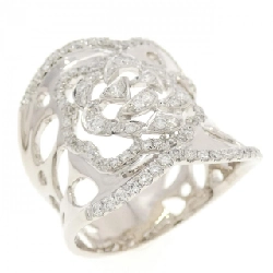 Nhẫn kim cương 750WG hồng 1.05CT