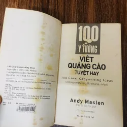 100 ý tưởng viết quảng cáo tuyệt hay
- Andy Maslen#HATRA 996305