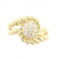 Nhẫn kim cương K18YG 0.22CT 669146