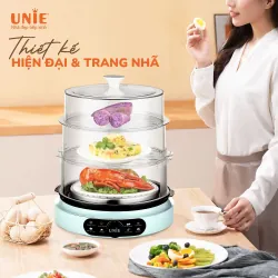 🍲 Nồi hấp UNIE UE680 | 15L – 3 tầng hấp tiện lợi 786549