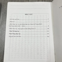 Minh thực lục quan hệ trung quốc- việt nam thế kỷ XIV-XVII combo 2 tập thiếu 3 tập. 9b2 544930