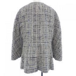 Jacket không cổ CHANEL P47737V35629 628431