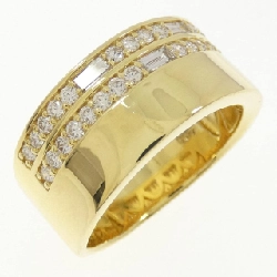 Nhẫn kim cương K18YG 0.72CT - Hàng hiệu Authentic