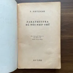 Zarathustra đã nói như thế - F. Nietzsche 1064644
