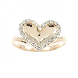 Nhẫn kim cương K18PG hình trái tim 0.15CT 668197