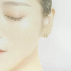 K18YG Bông tai kim cương 0.20CT - Hàng hiệu Chính hãng 870363