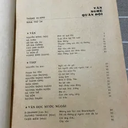 TẠP CHÍ VĂN NGHỆ QUÂN ĐỘI 10.90 556955