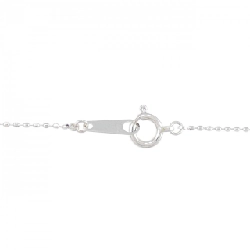 K18WG Dây chuyền kim cương chéo 1.00CT - Hàng hiệu chính hãng 863100