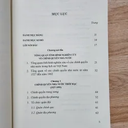 Chính quyền nhà nước trong lịch sử việt nam 1527-1802 | trần thị vinh  957796