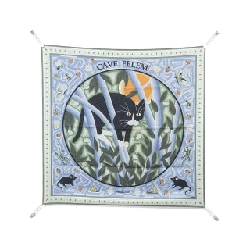 Khăn lụa CAVE FELEM của Hermès - Hàng hiệu Chính hãng