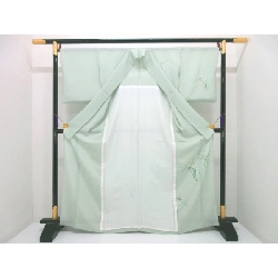 Áo kimono đơn lớp Komaro với họa tiết bạn bè và màu bạc - Hàng hiệu Authentic 883208