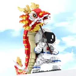Bộ đồ chơi lắp ráp mô hình Lion Dance Dragon 2088 mảnh 1009290